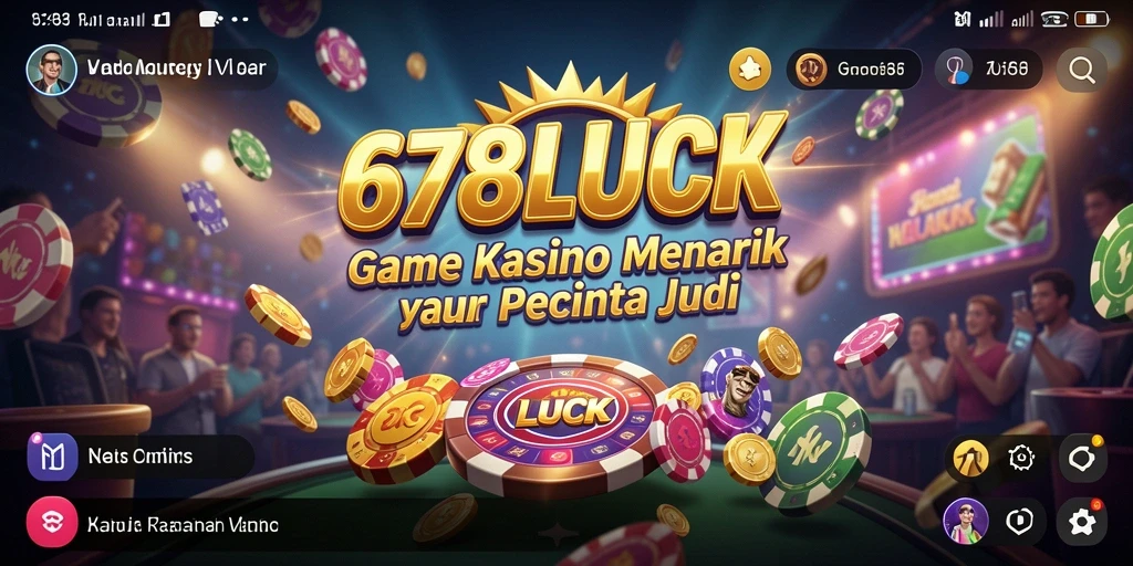 Screenshot 678LUCK menampilkan gameplay seru dan menarik dari Kasino.
