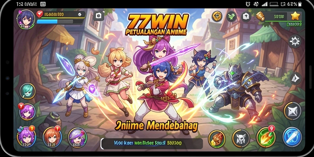 Gameplay menawan di dunia anime yang penuh petualangan.