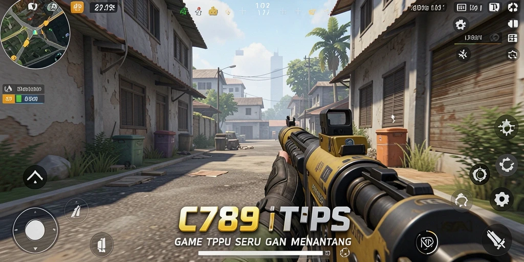 Screenshot gameplay TPS C789 yang mendebarkan dan realistis.