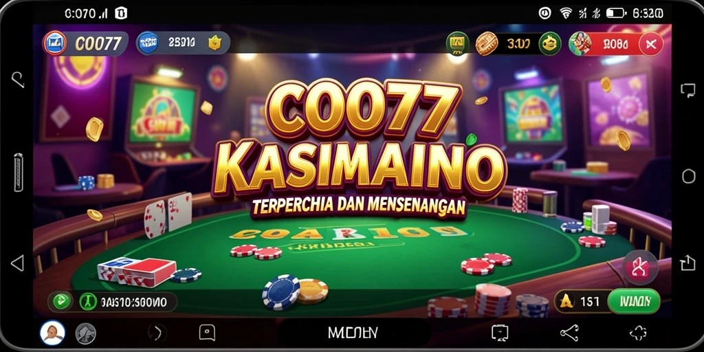 Tangkapan layar COO77 menampilkan gameplay kasino yang seru dan menarik.