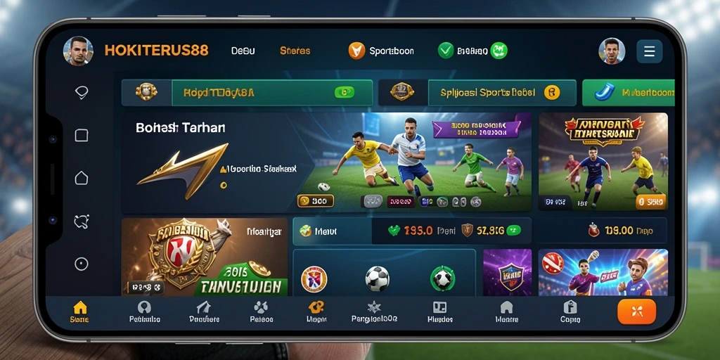 Tampilan gameplay HOKITERUS88 yang menarik dan interaktif.