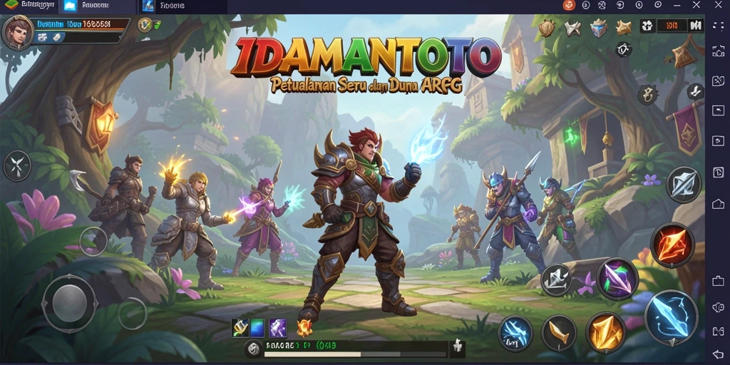 Tampilan gameplay seru di dunia ARPG yang menantang.