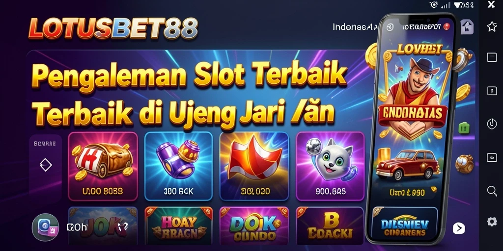 Tampilan menarik permainan Slot LOTUSBET88 dengan grafik mengesankan.