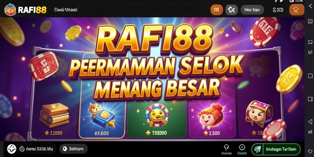 Tampilan gameplay Slot yang menarik dari RAFI88.