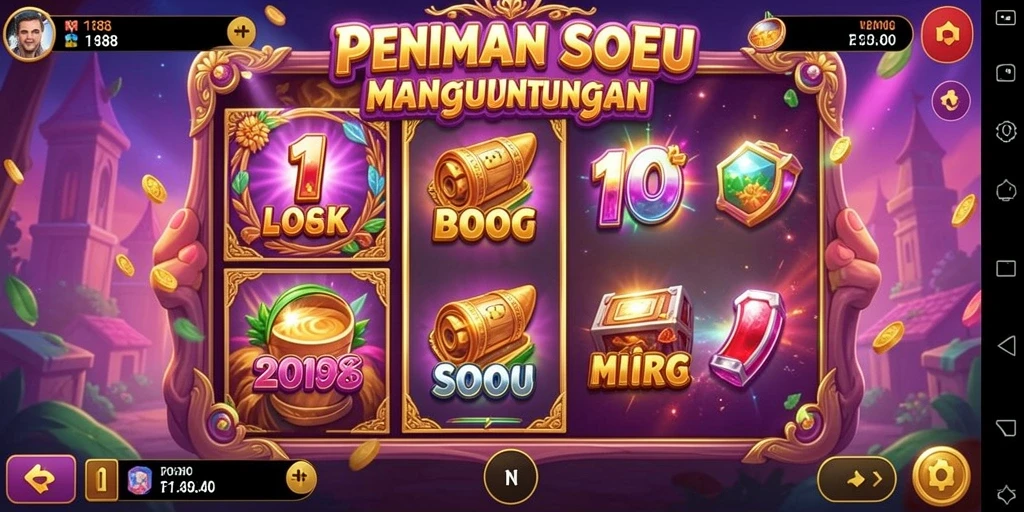 Tampilan gameplay Slot yang menarik dan penuh warna di RI188.