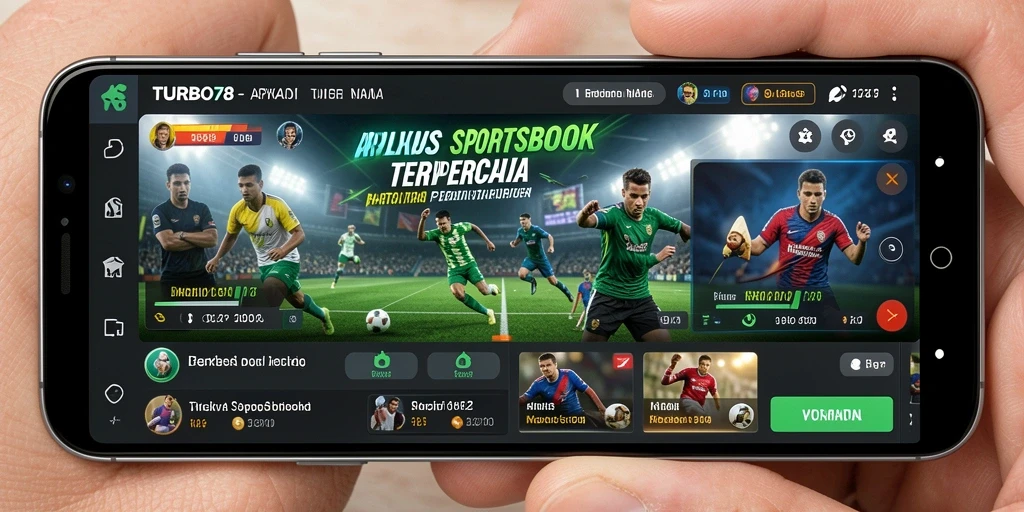 Screenshot utama TURBO78 menampilkan taruhan langsung di berbagai olahraga.