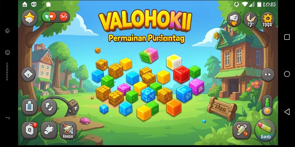 Tampilan gameplay VALOHOKI menampilkan tantangan puzzle yang menarik.