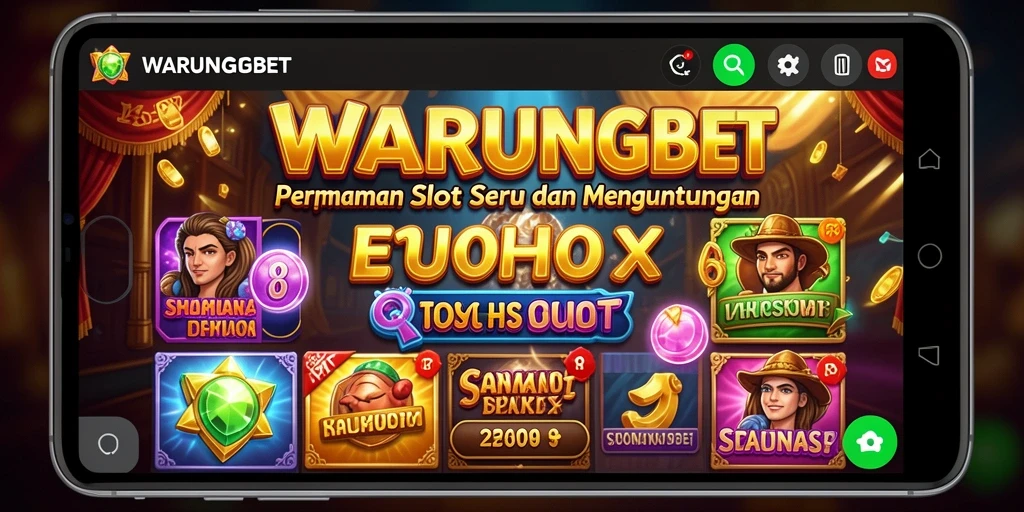 Screenshot game Slot WARUNGBET menampilkan gameplay yang dinamis.